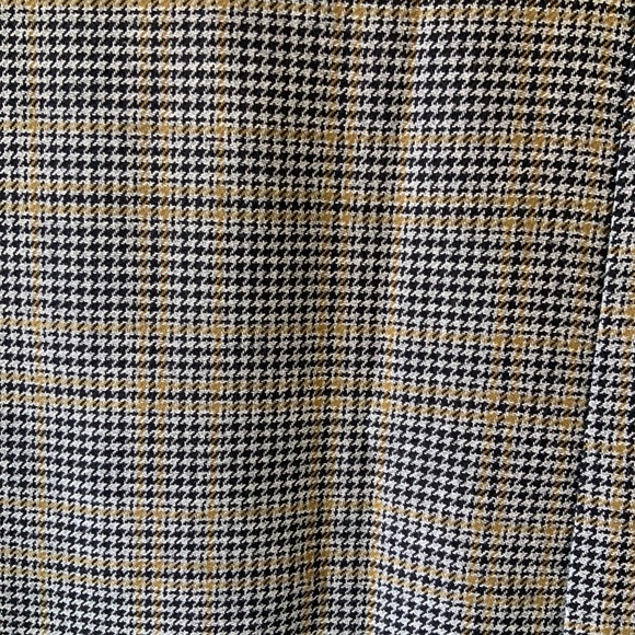 LIKE NEW! Wool Plaid Houndstooth Pencil Skirt Tartan Size Small - Picture 3 of 7